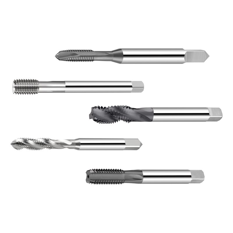 Spiral Flute and Point Machine Carbide Taps Tools Through Hole Processing