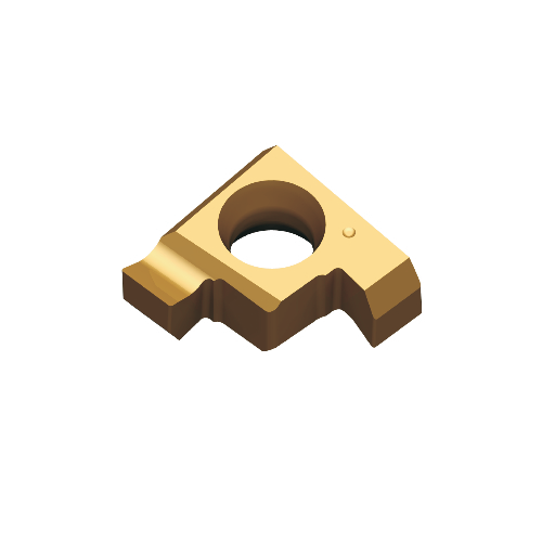 Small Parts Precision Turning Insert for Metal with Optimized Chip Removal Efficiency