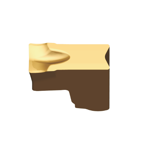 PowerSlice Reinforced Parting and Grooving Insert for Stable and Smooth Cutting